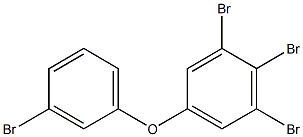 3,4,5-Tribromophenyl 3-bromophenyl ether,,结构式