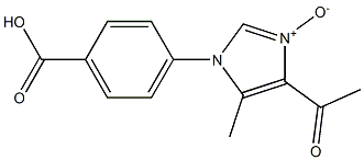 4-[(4-Acetyl-5-methyl-1H-imidazole 3-oxide)-1-yl]benzoic acid