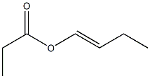 Propionic acid 1-butenyl ester Structure