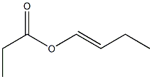 Propionic acid 1-butenyl ester 结构式