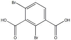 2,4-ジブロモイソフタル酸 化学構造式