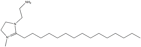 1-(2-Aminoethyl)-4,5-dihydro-3-methyl-2-pentadecyl-1H-imidazol-3-ium|