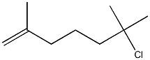2-Chloro-2,6-dimethyl-6-heptene Struktur