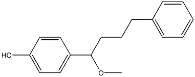  4-[1-Methoxy-4-phenylbutyl]phenol