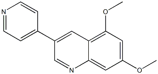  5,7-Dimethoxy-3-(4-pyridyl)quinoline