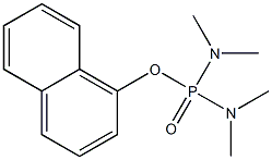 Di(dimethylamino)phosphinic acid (1-naphtyl) ester,,结构式