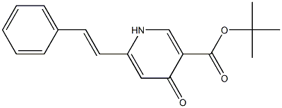 6-trans-Styryl-4-oxo-1,4-dihydropyridine-3-carboxylic acid tert-butyl ester