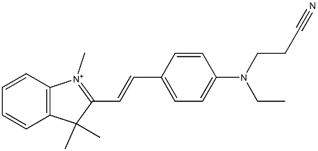 2-[2-[4-[(2-Cyanoethyl)ethylamino]phenyl]ethenyl]-1,3,3-trimethyl-3H-indolium