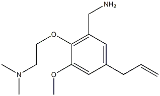 3-Allyl-6-[2-(dimethylamino)ethoxy]-5-methoxybenzylamine Structure