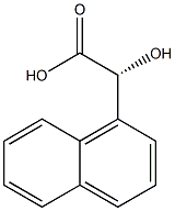 (R)-α-ヒドロキシナフタレン-1-酢酸 化学構造式