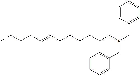 (7-Dodecenyl)dibenzylamine,,结构式