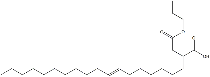 2-(7-Octadecenyl)succinic acid 1-hydrogen 4-allyl ester Structure
