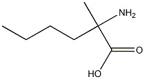 2-Amino-2-methylhexanoic acid 结构式