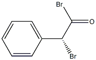 [R,(-)]-ブロモフェニル酢酸ブロミド 化学構造式