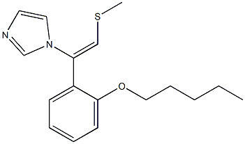 1-[(Z)-2-Methylthio-1-(2-pentyloxyphenyl)ethenyl]-1H-imidazole