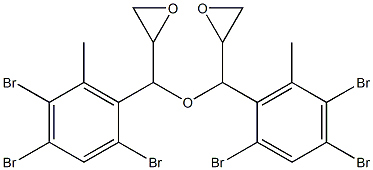 2,4,5-Tribromo-6-methylphenylglycidyl ether,,结构式