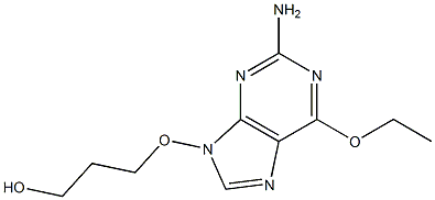  2-Amino-6-ethoxy-9-(3-hydroxypropyloxy)-9H-purine