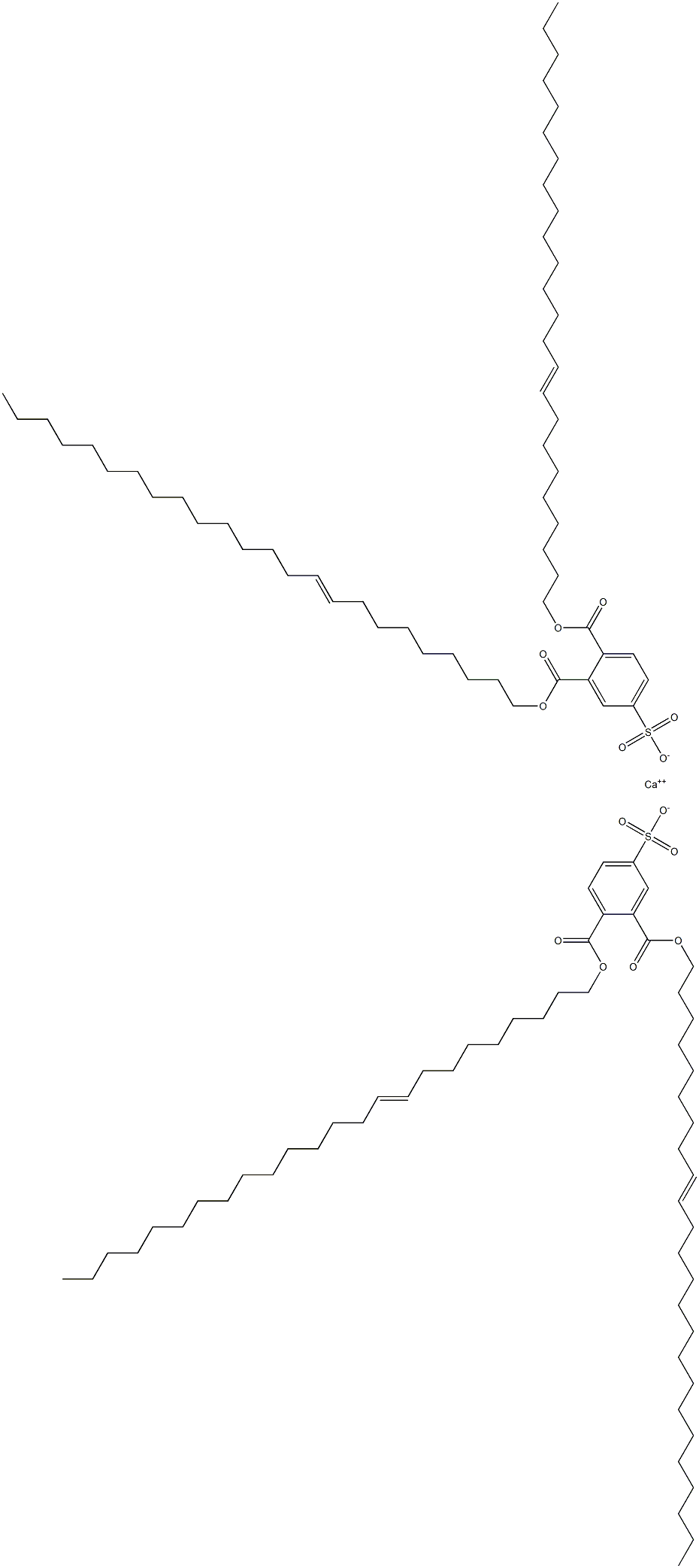  Bis[3,4-di(9-tetracosenyloxycarbonyl)benzenesulfonic acid]calcium salt