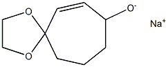 Sodium 1,4-dioxaspiro[4.6]undec-6-ene-8-olate Structure