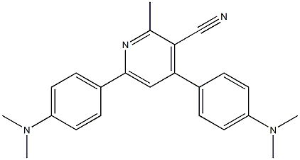  2-Methyl-4,6-bis(4-dimethylaminophenyl)pyridine-3-carbonitrile