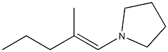  1-(2-Methyl-1-pentenyl)pyrrolidine