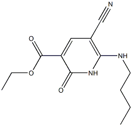 5-Cyano-6-(butylamino)-1,2-dihydro-2-oxopyridine-3-carboxylic acid ethyl ester|