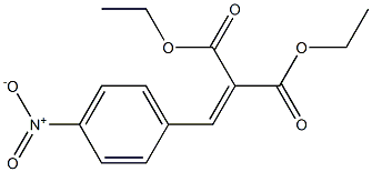 (p-Nitrobenzylidene)malonic acid diethyl ester Structure
