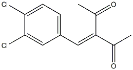 3-(3,4-Dichlorobenzylidene)-2,4-pentanedione Struktur