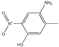 4-Amino-5-methyl-2-nitrophenol,,结构式