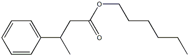 3-Phenylbutanoic acid hexyl ester,,结构式