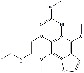 1-[4,7-Dimethoxy-6-[2-(isopropylamino)ethoxy]benzofuran-5-yl]-3-methylurea