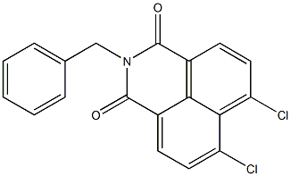 N-Benzyl-4,5-dichloro-1,8-naphthalenedicarboximide Structure