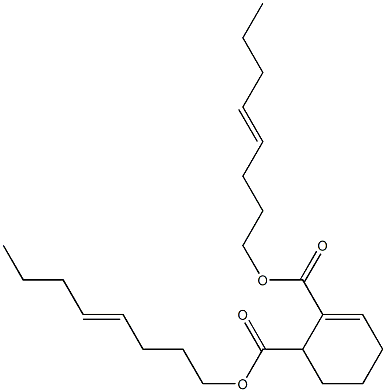 2-Cyclohexene-1,2-dicarboxylic acid bis(4-octenyl) ester,,结构式