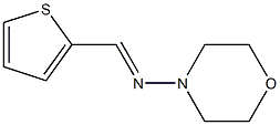 2-[(Morpholin-4-yl)iminomethyl]thiophene Structure