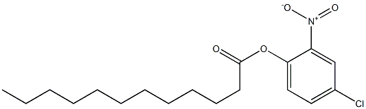 Lauric acid 4-chloro-2-nitrophenyl ester|