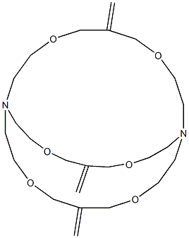 6,16,25-Tris(methylene)-4,8,14,18,23,27-hexaoxa-1,11-diazabicyclo[9.9.9]nonacosane