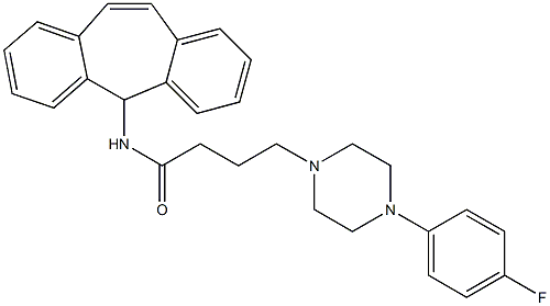 4-[4-(4-Fluorophenyl)-1-piperazinyl]-N-(5H-dibenzo[a,d]cyclohepten-5-yl)butyramide|