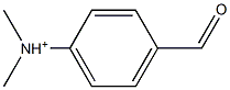 N,N-Dimethyl-4-formylanilinium Struktur