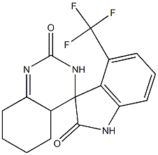 4'-(Trifluoromethyl)-1',2,2',4a,5,6,7,8-octahydrospiro[quinazoline-4(3H),3'-[3H]indole]-2,2'-dione