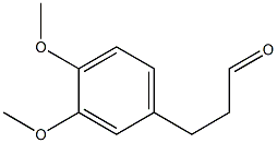 3,4-Dimethoxybenzenepropanal,,结构式