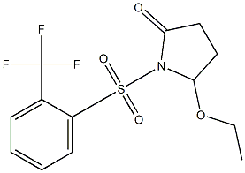 5-Ethoxy-1-[[2-(trifluoromethyl)phenyl]sulfonyl]pyrrolidin-2-one