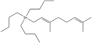 Tributyl[(2E)-3,7-dimethyl-2,6-octadienyl]stannane