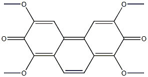 1,3,6,8-Tetramethoxyphenanthrene-2,7-dione Structure