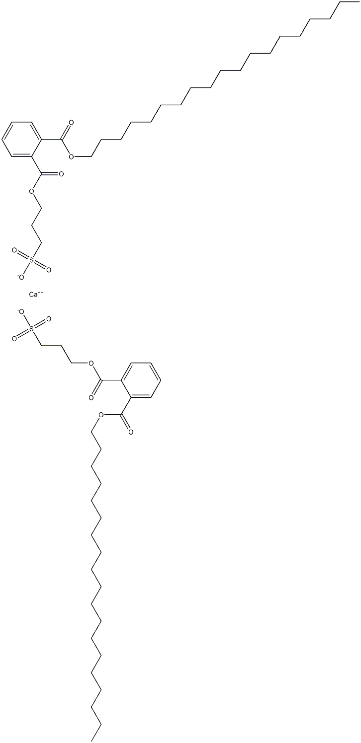  Bis[3-[(2-nonadecyloxycarbonylphenyl)carbonyloxy]propane-1-sulfonic acid]calcium salt