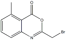 2-Bromomethyl-5-methyl-4H-3,1-benzoxazin-4-one,,结构式