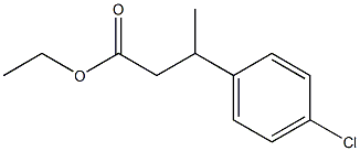 3-(p-Chlorophenyl)butyric acid ethyl ester 结构式