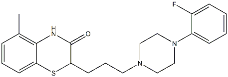 2-[3-[4-(2-Fluorophenyl)piperazin-1-yl]propyl]-5-methyl-2H-1,4-benzothiazin-3(4H)-one