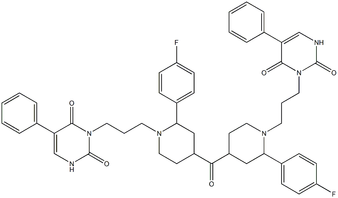  4-Fluorophenyl[1-[3-[(2,6-dioxo-5-phenyl-1,2,3,6-tetrahydropyrimidin)-1-yl]propyl]piperidin-4-yl] ketone