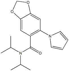  N,N-Diisopropyl-6-(1H-pyrrol-1-yl)-1,3-benzodioxole-5-carboxamide