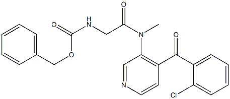 4-(2-Chlorobenzoyl)-3-[[[[(benzyloxy)carbonyl]amino]acetyl](methyl)amino]pyridine|